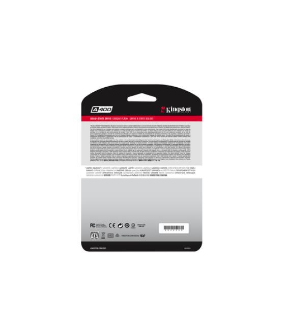 Kingston ssdnow a400 - unidad en estado sólido - 240 gb - sata 6gb/s - 2.5"