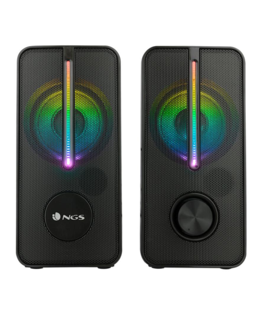 Ngs - altavoces 2.0 gsx-150 gaming rgb - 12w - alimentación por usb - plug and play