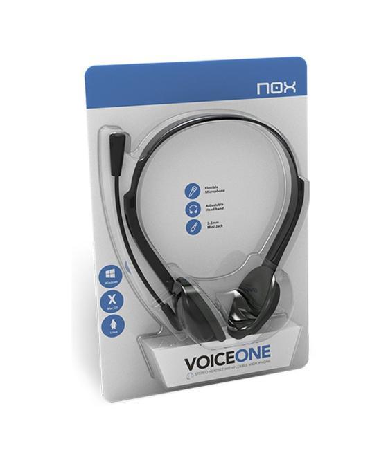 Auricular estereo nox voice one microfono 2x jack