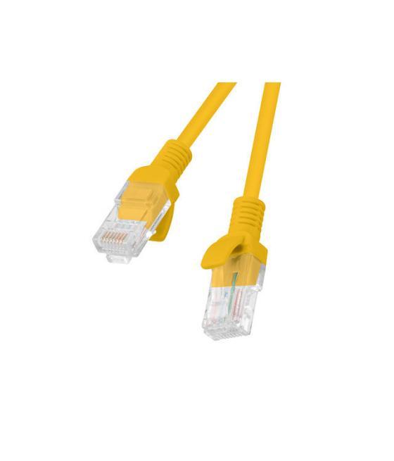 Latiguillo rj45 lanberg cat.6 utp 10m fluke passed naranja