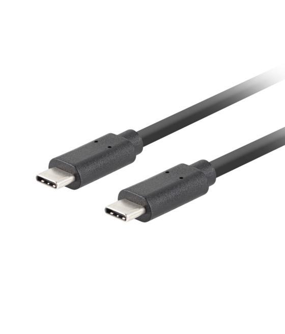 Cable usb tipo c lanberg 1.8m - macho - macho - negro