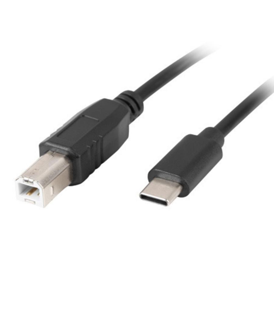 Cable usb tipo c a usb 2.0 tipo b lanberg 1.8m - macho - macho - negro