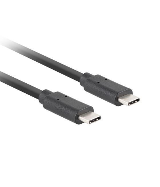 Cable usb tipo c lanberg 0.5m - macho - macho - negro