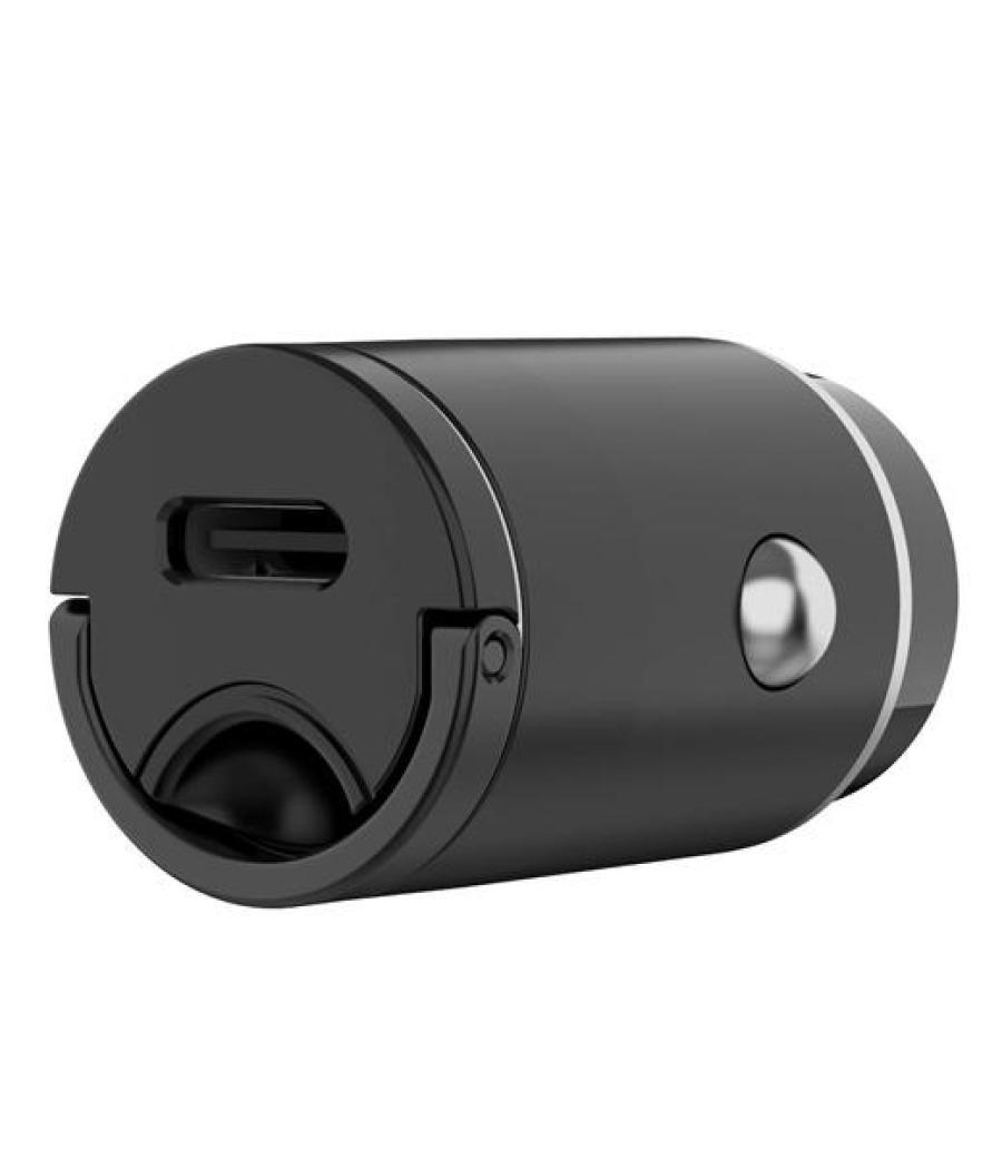 Celly cargador de mini coche usb-c 30w negro