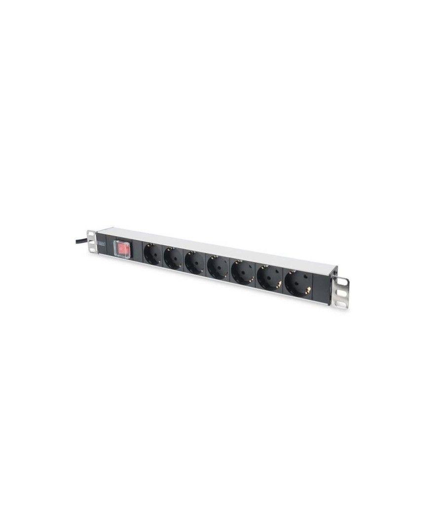 Pdu 7 schuko 19  1u light switc - Imagen 1