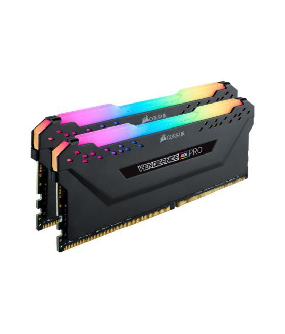 Ddr4 32 gb(2x16kit) 3200 vengeance pro black rgb led corsair