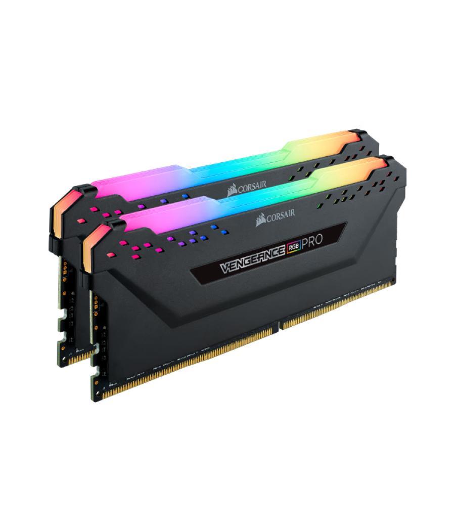 Ddr4 32 gb(2x16kit) 3200 vengeance pro black rgb led corsair