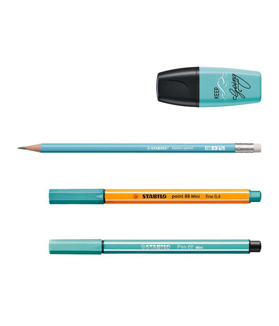 Set stabilo pastel love mini world pen 68 / point 88 / boss / swano 35 unidades surtidas