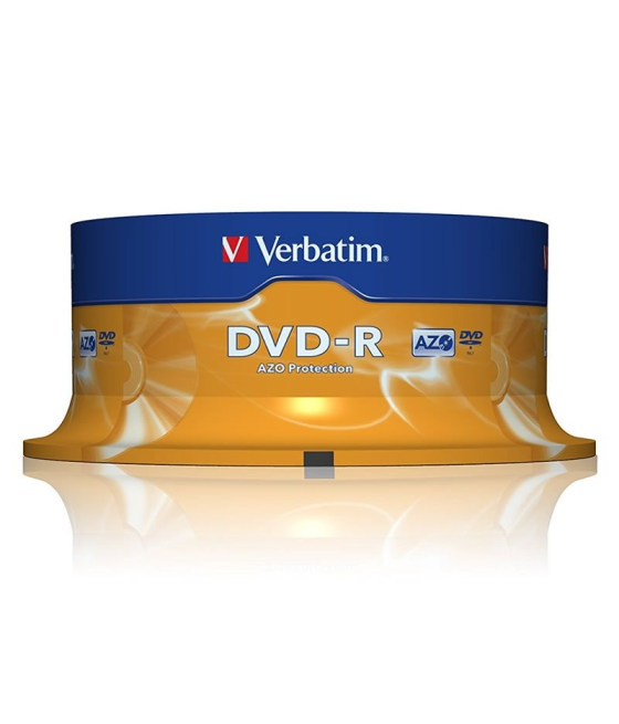 Dvd-r verbatim advanced azo 16x/ tarrina-25uds