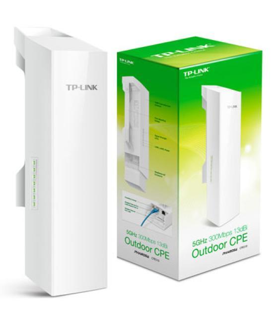 Punto de acceso wifi tp-link cpe510 alta potencia exterior 300mb 5ghz antena 13dbi poe pasivo sistema de gestion centralizada