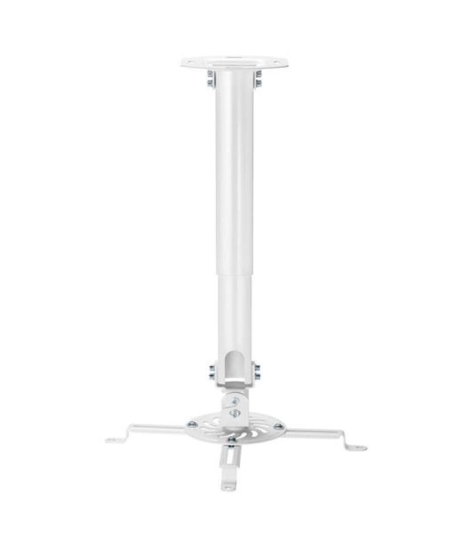 Aisens soporte universal giratorio inclinable y extensible de techo para proyector blanco