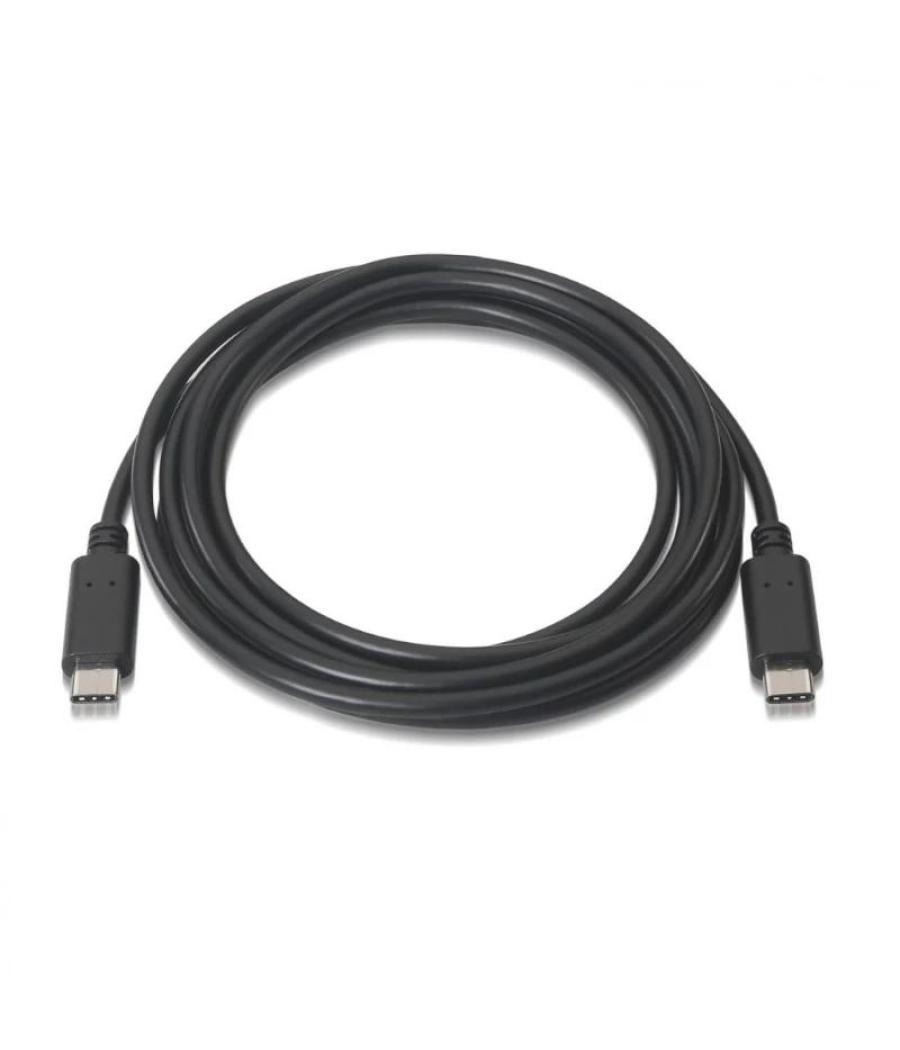 Aisens cable usb 2.0 3a c/m-c/m negro 2.0m