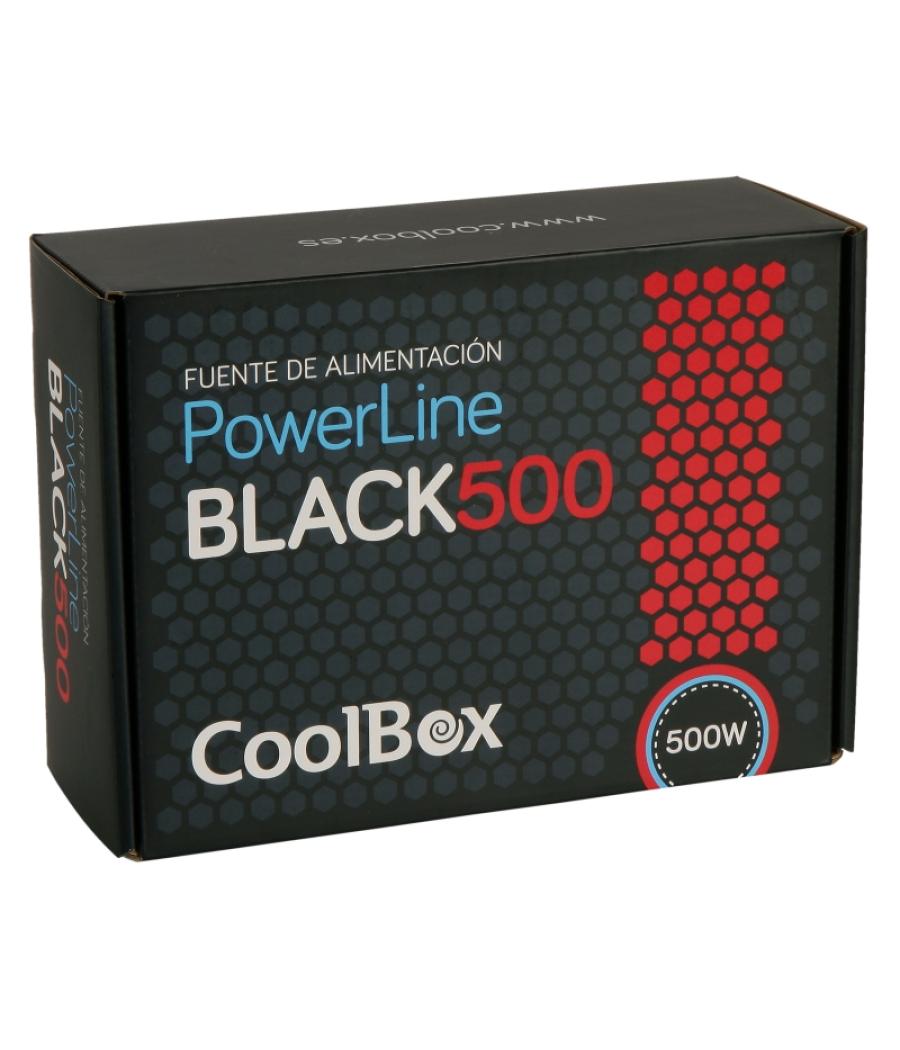 Coolbox fuente alim. atx powerline black 500
