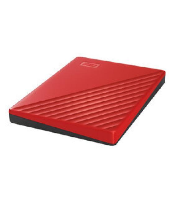 Western digital my passport disco duro externo 4000 gb rojo