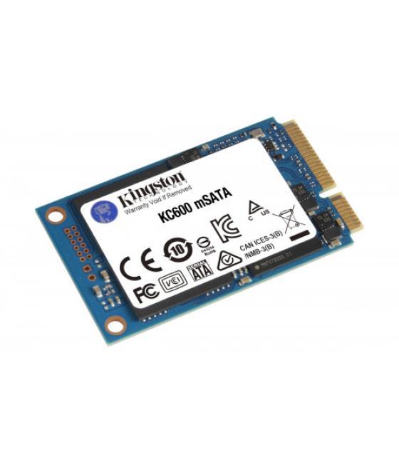 Kingston technology kc600 msata 256 gb serial ata iii 3d tlc