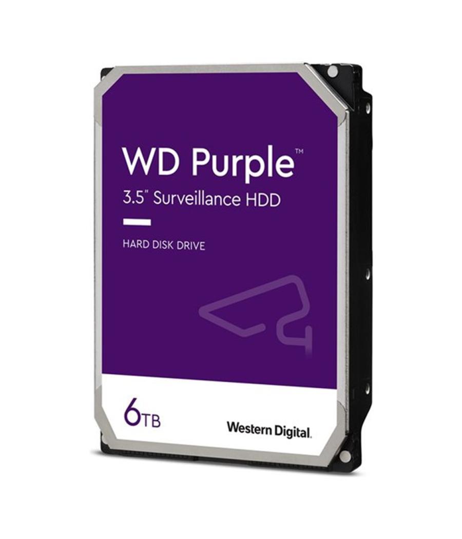 Disco duro interno hdd wd western digital purple wd64purz 6tb 3.5pulgadas sata 6gb - s 5400rpm 256mb