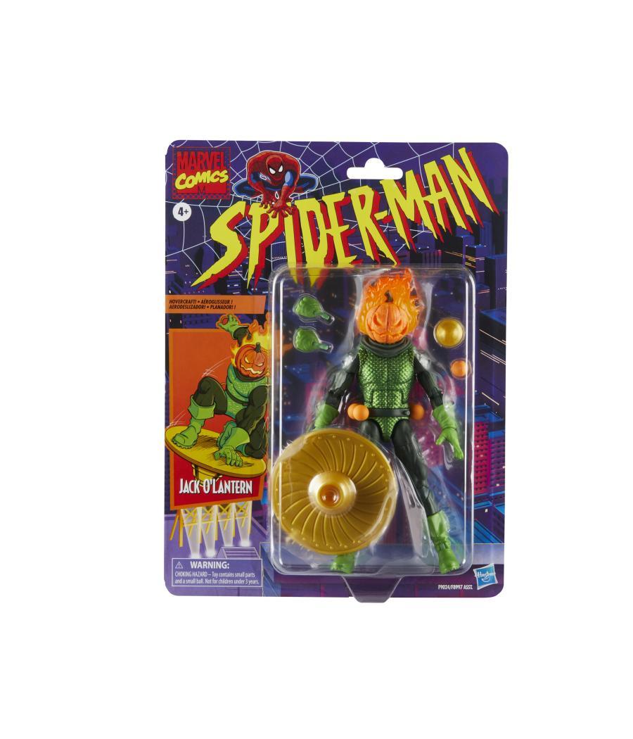 Figura hasbro marvel comics spiderman jack o'lantern