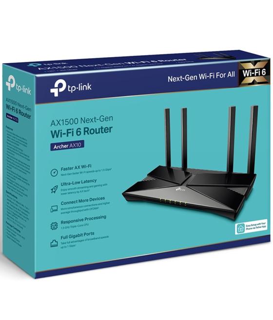 Router archer ax10 ax1500 wifi 6 1201mbps tp link
