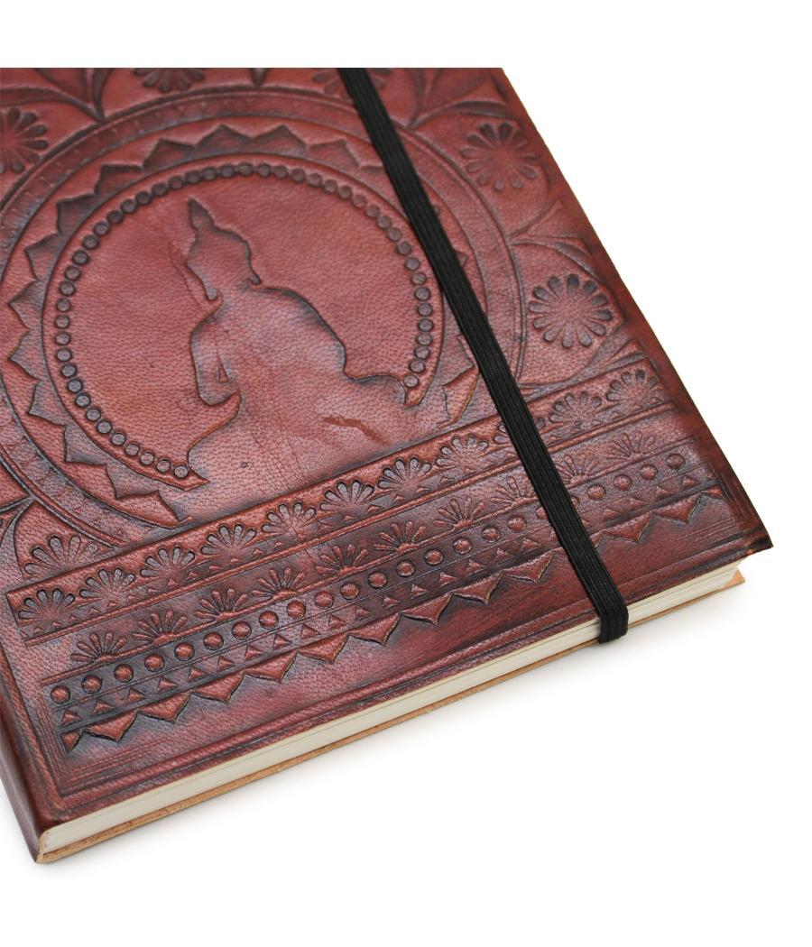 Cuaderno pequeño con elástico - Mandala tibetano