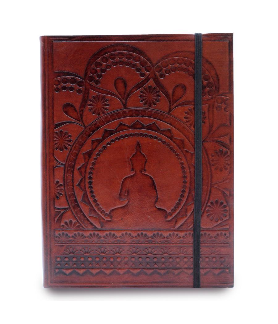 Cuaderno mediano con elástico - Mandala tibetano