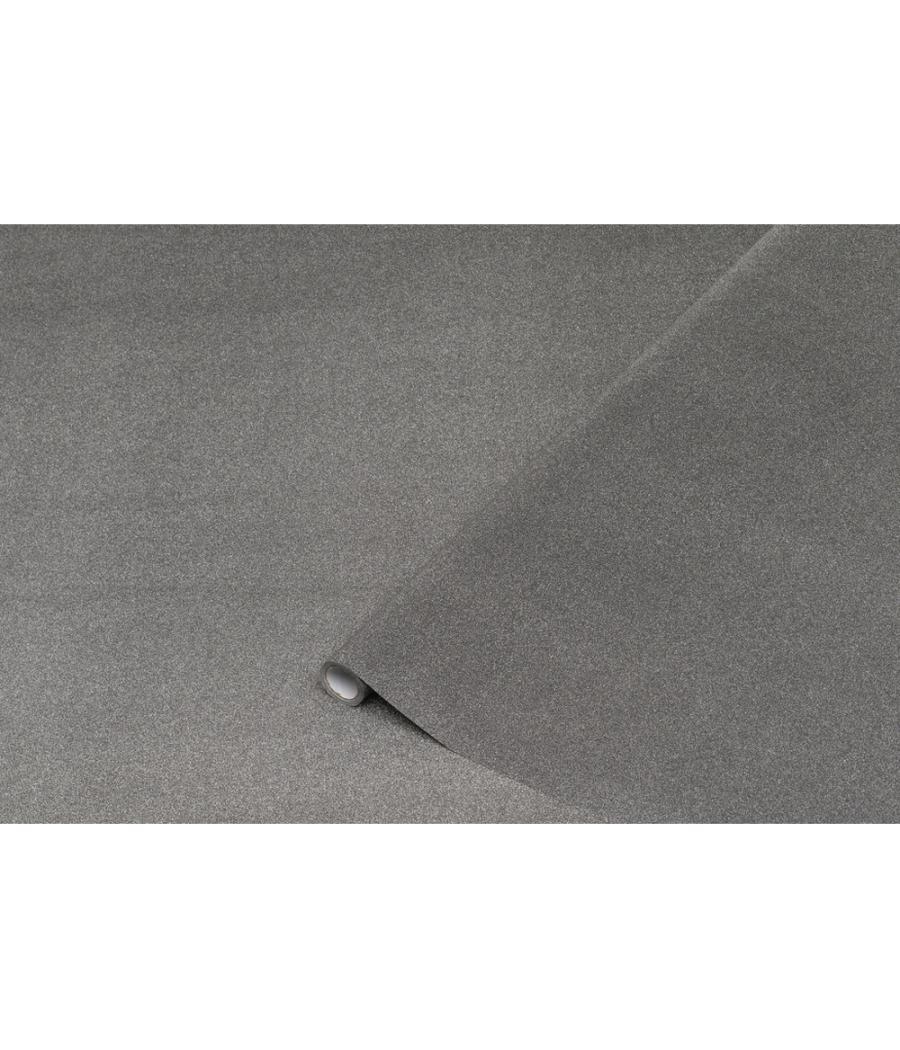 Rollo adhesivo d-c-fix antracita metal brillo ancho 45 cm largo 1,5 mt