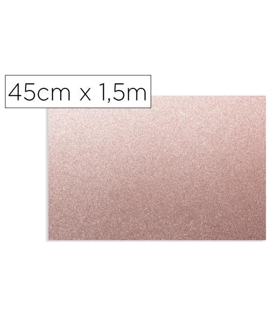 Rollo adhesivo d-c-fix rosa metal brillo ancho 45 cm largo 1,5 mt