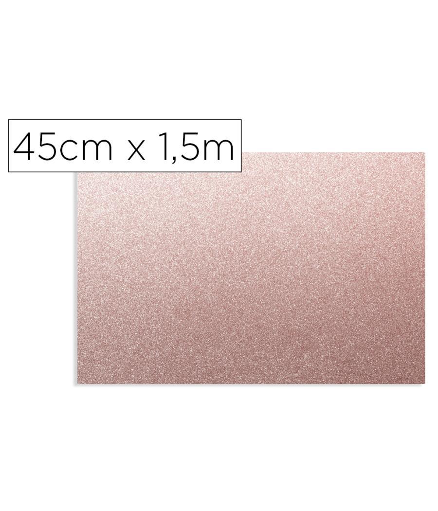 Rollo adhesivo d-c-fix rosa metal brillo ancho 45 cm largo 1,5 mt