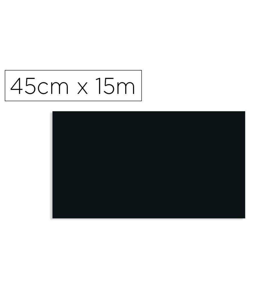 Rollo adhesivo d-c-fix negro ancho 45 cm largo 15 mt