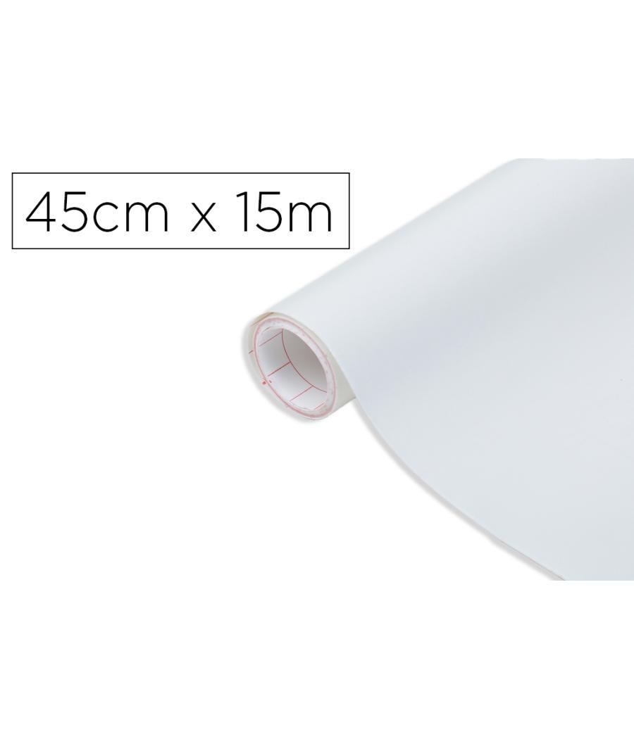 Rollo adhesivo d-c-fix blanco mate ancho 45 cm largo 15 mt