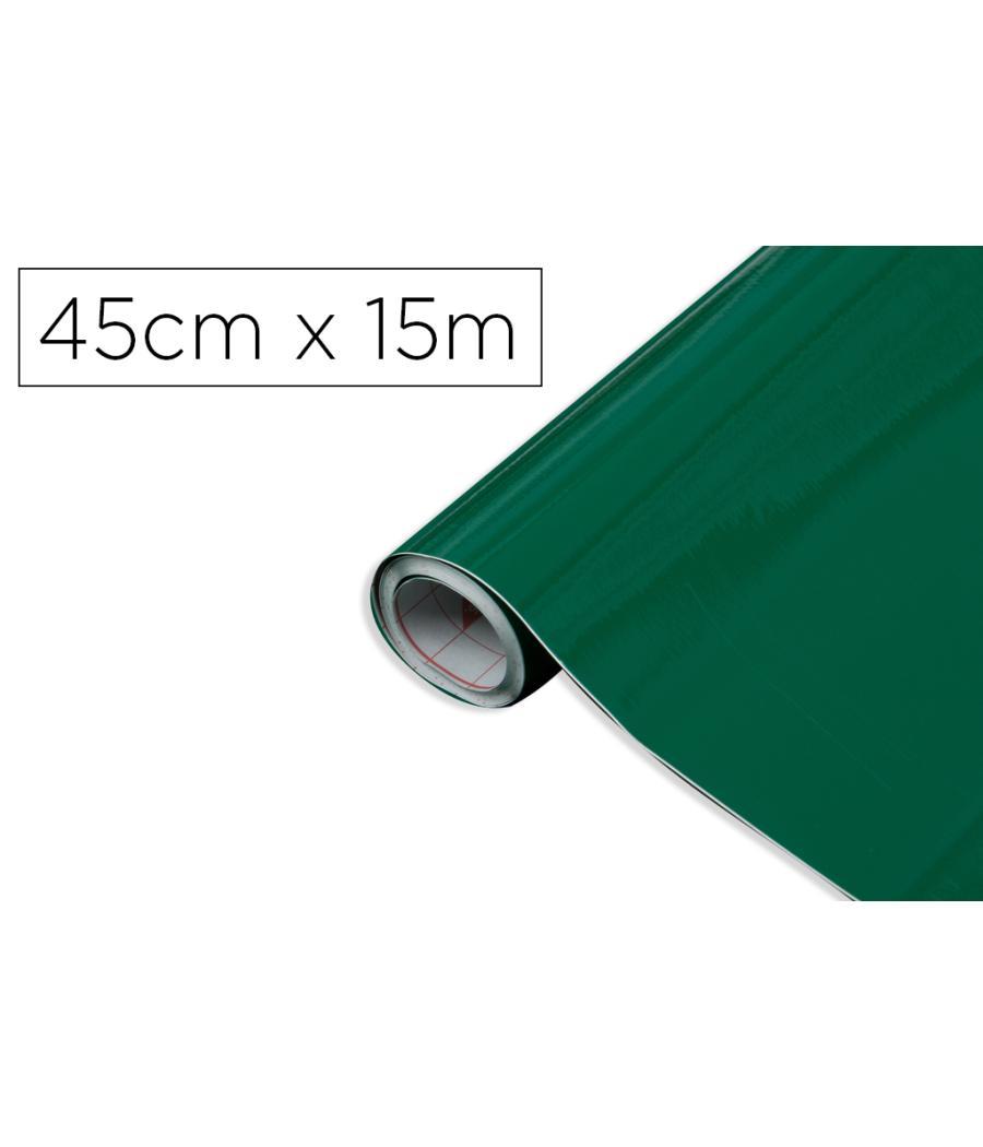 Rollo adhesivo d-c-fix verde esmeralda ancho 45 cm largo 15 mt