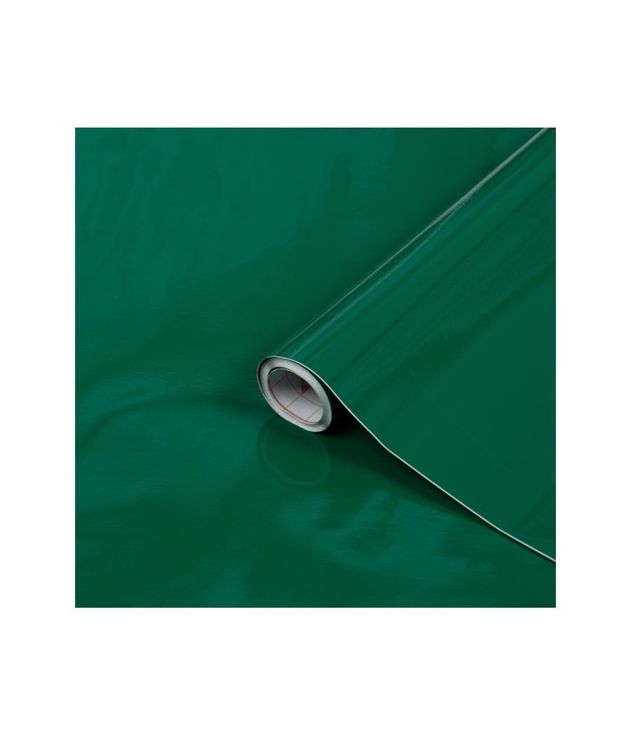 Rollo adhesivo d-c-fix verde esmeralda ancho 45 cm largo 15 mt