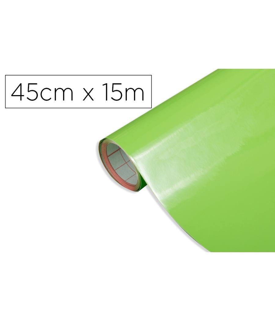 Rollo adhesivo d-c-fix verde manzana ancho 45 cm largo 15 mt