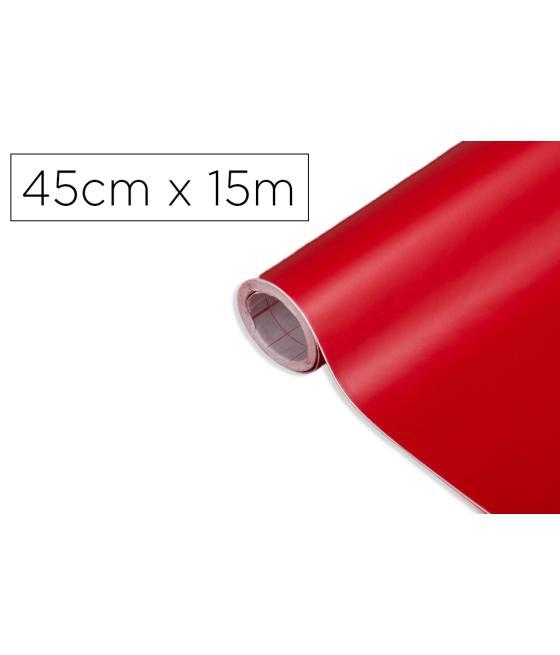 Rollo adhesivo d-c-fix rojo señales ancho 45 cm largo 15 mt