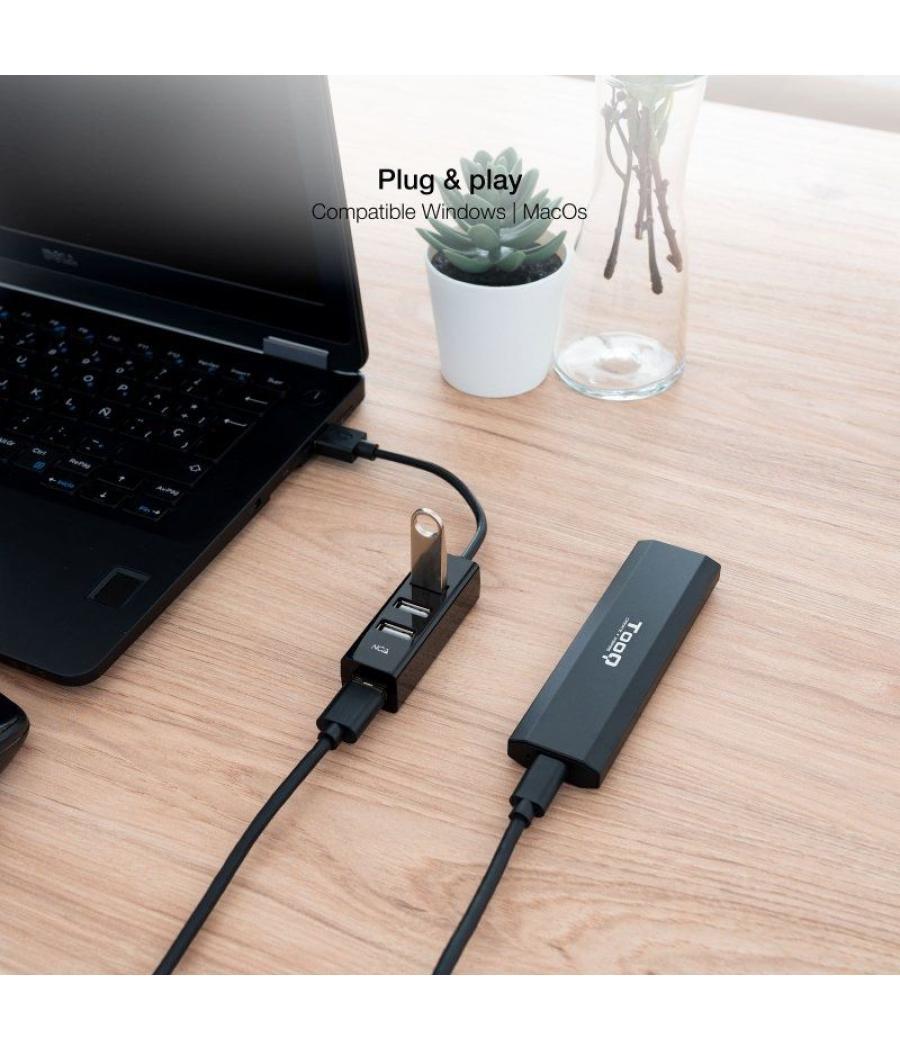 Hub usb 2.0 nanocable 10.16.4404/ 4xusb