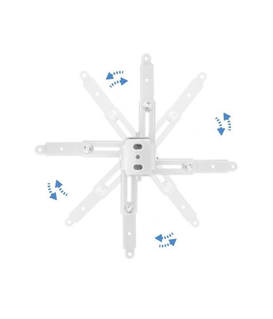 Soporte de techo para proyector tooq pj2012t-w/ inclinable/ hasta 20kg