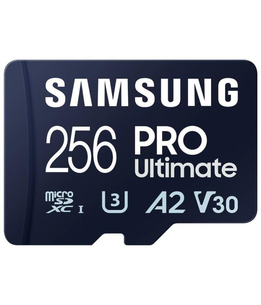 Tarjeta de memoria samsung pro ultimate 256gb microsd xc con adaptador/ clase 10/ 200mbs
