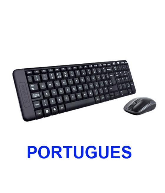Teclado logitech wireless mk220 portugues p/n:920-003158