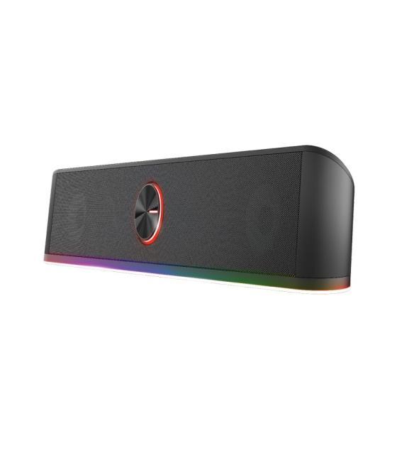 Altavoz trust soundbar gxt thorne rgb illuminated 12w cable auxiliar para audio usb para alimentacion 24007