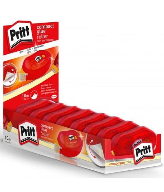 Pritt roller adhesivo no permanente 8,4x10 expositor -8u-