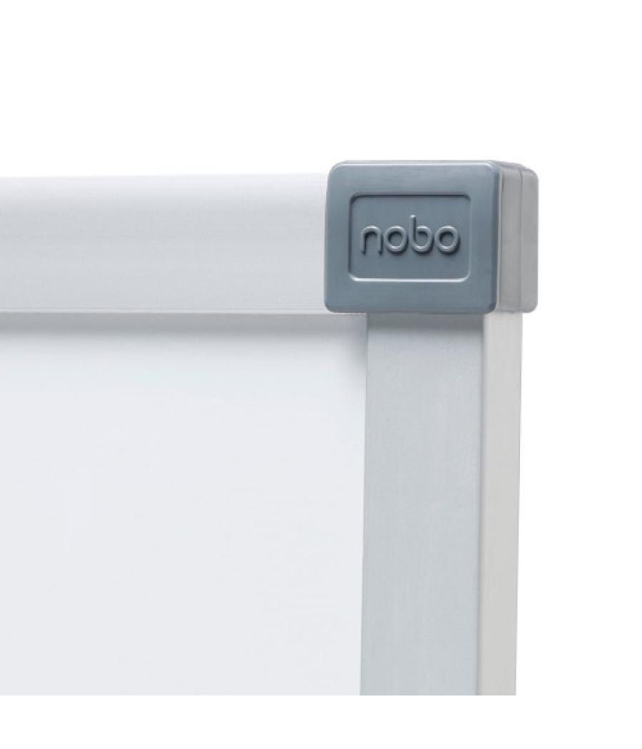 Nobo pizarra blanca basic magnética de acero 1200x900 mm con marco básico