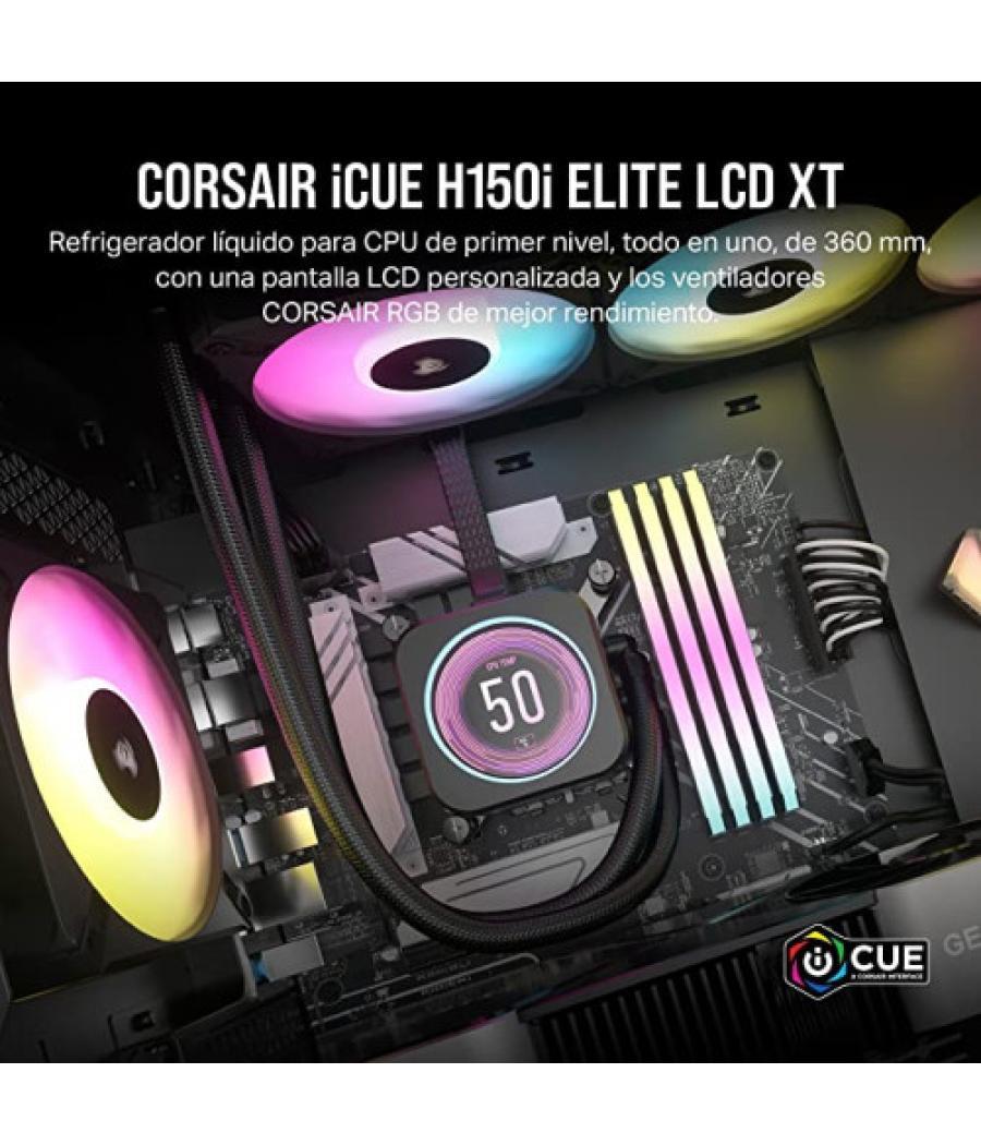 Venti. cpu corsair icue h170i elite lcd xt cw-9060076-ww