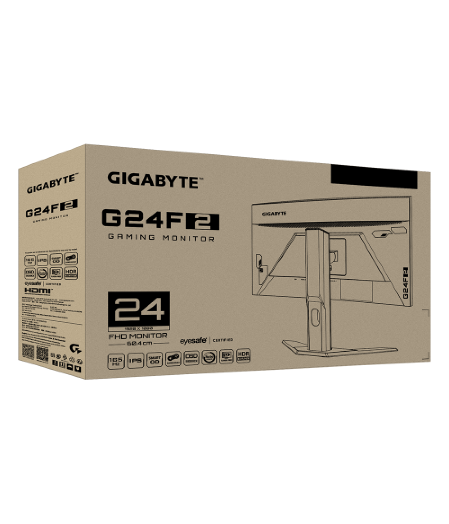 Gigabyte g24f 2 60,5 cm (23.8") 1920 x 1080 pixeles full hd lcd negro