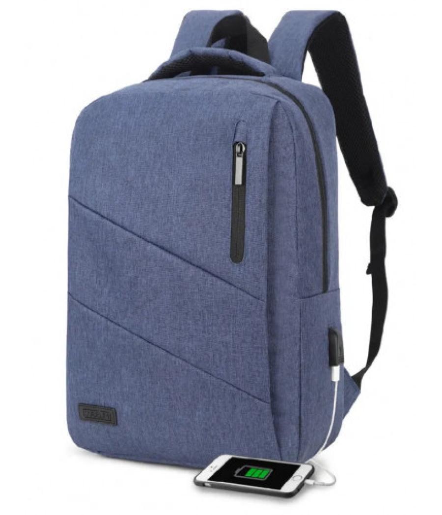 Subblim city backpack maletines para portátil 39,6 cm (15.6") mochila azul