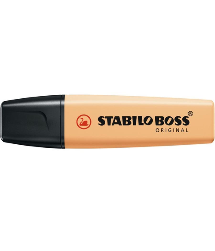 Rotulador stabilo boss fluorescente 70 pastel naranja palido