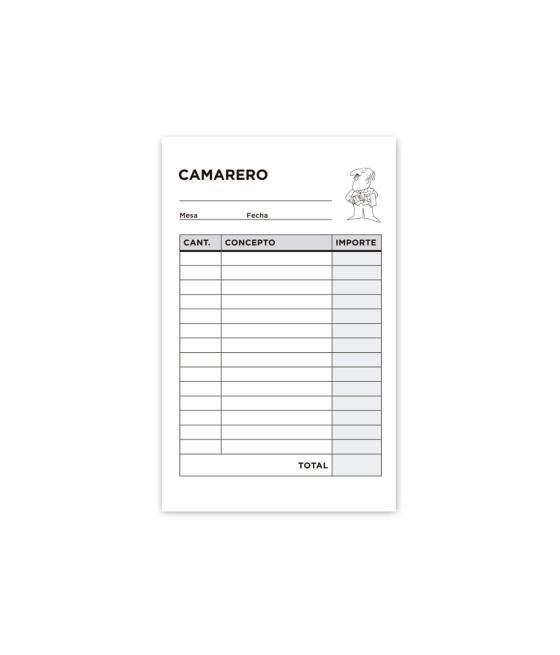 Talonario liderpapel camarero bolsillo original y copia t250