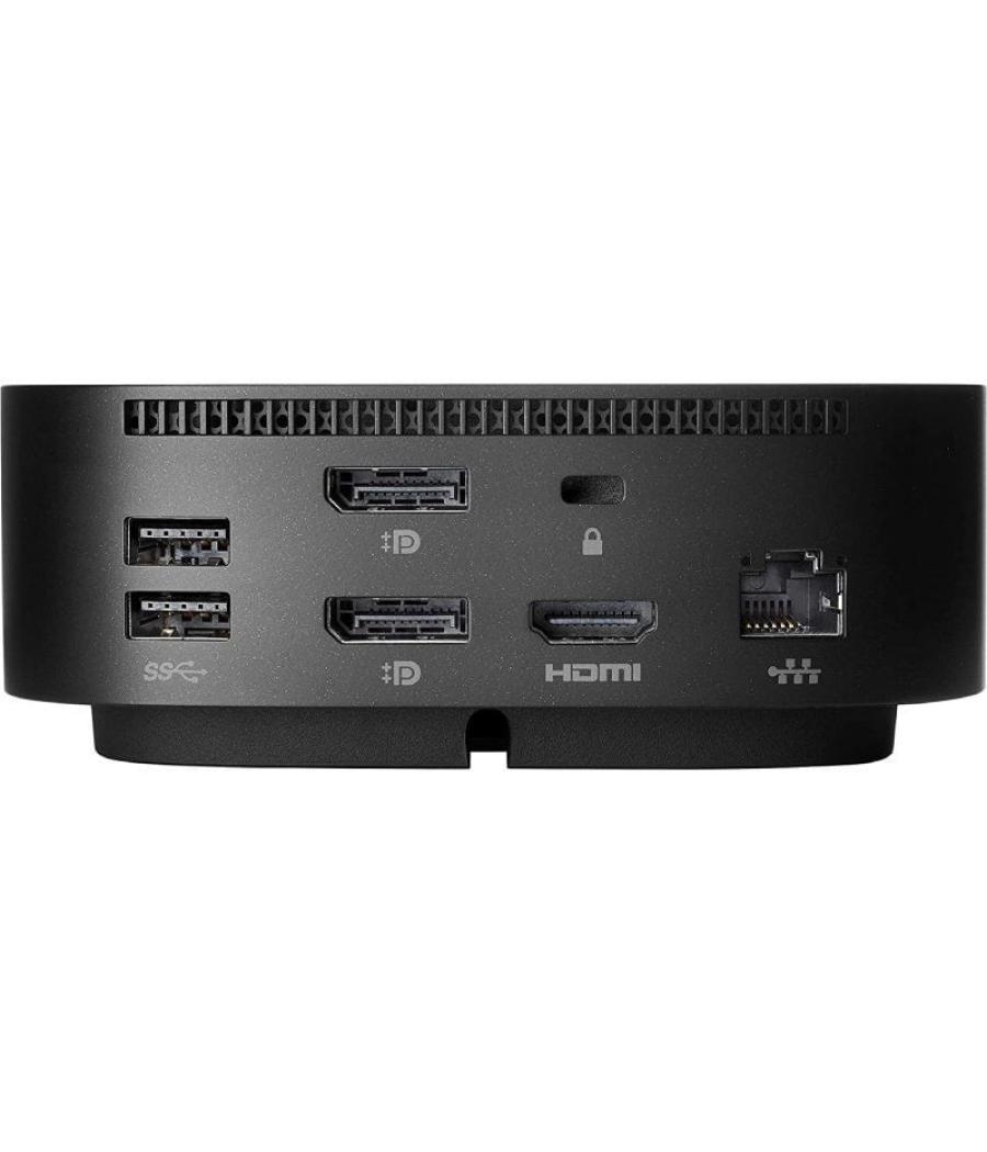 Docking usb tipo-c hp g2/ 4xusb/ 1xhdmi/ 1xrj45/ 2xdisplayport/ 1xjack/ 1xusb tipo-c pd/ negro