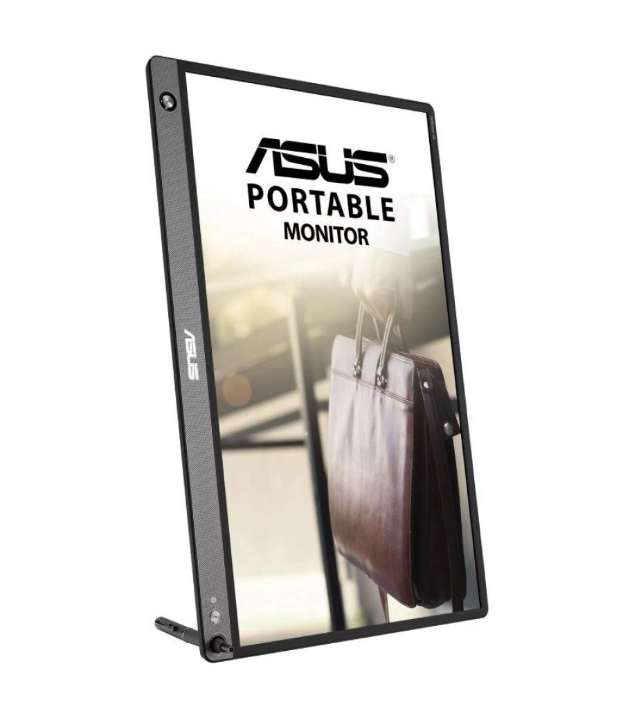 Monitor portátil asus zenscreen go mb16ahp 15.6'/ full hd/ multimedia/ plata y negro