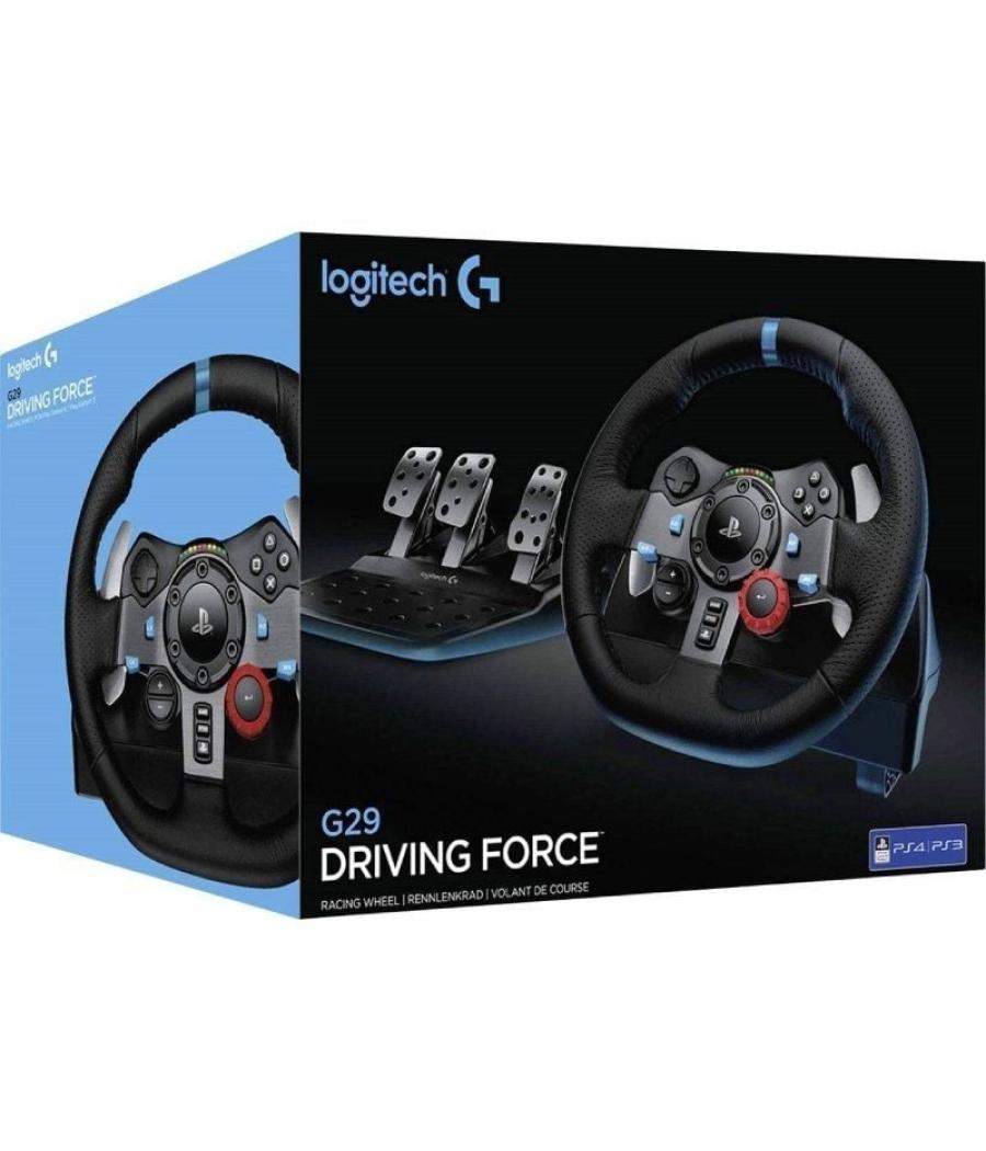Volante con pedales logitech g29 driving force