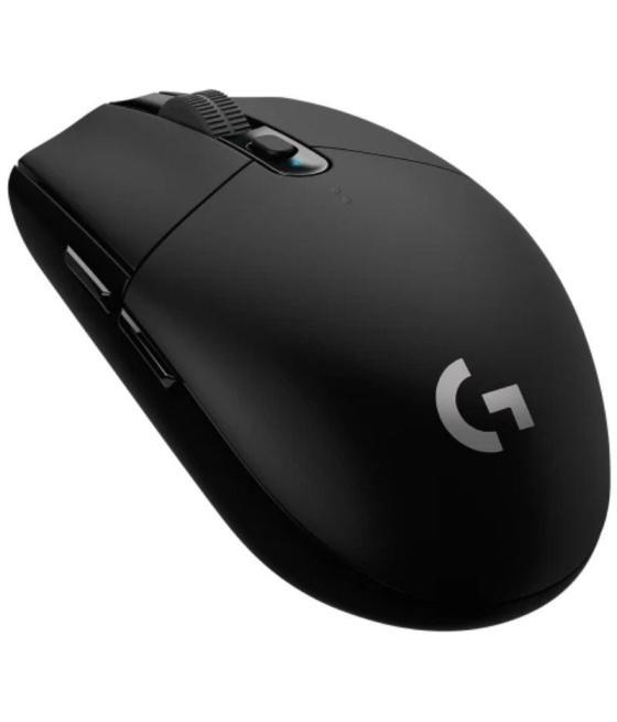 Ratón gaming inalámbrico logitech g305 lightspeed/ batería recargable/ hasta 12000 dpi/ negro