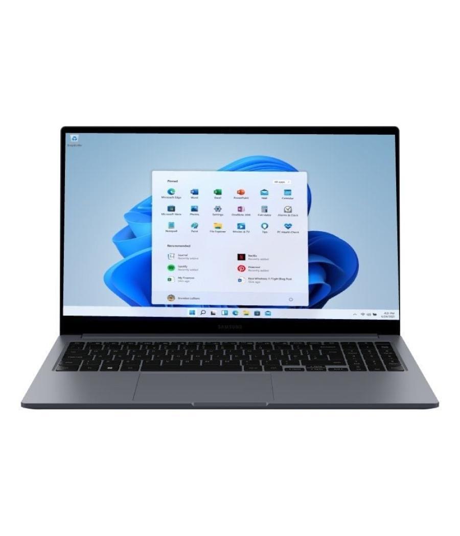 Portátil samsung galaxy book4 intel core 7-150u/ 16gb/ 512gb ssd/ 15.6'/ win11 pro